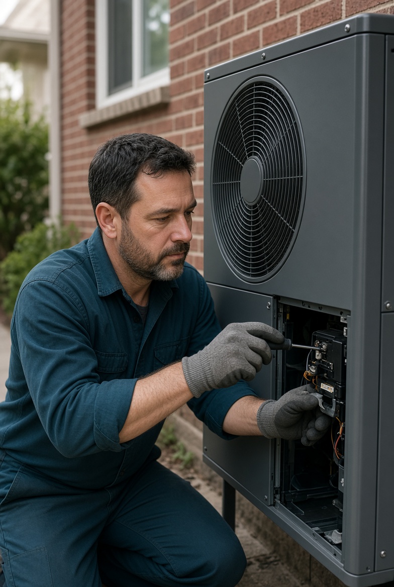 Technician at work